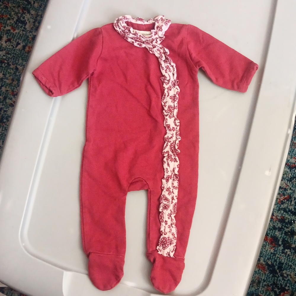 Violet and Moss organic cotton one-piece footie